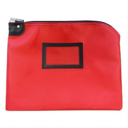 locking document security bags red